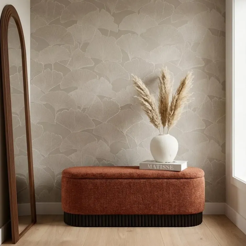 Behang Lisse Taupe