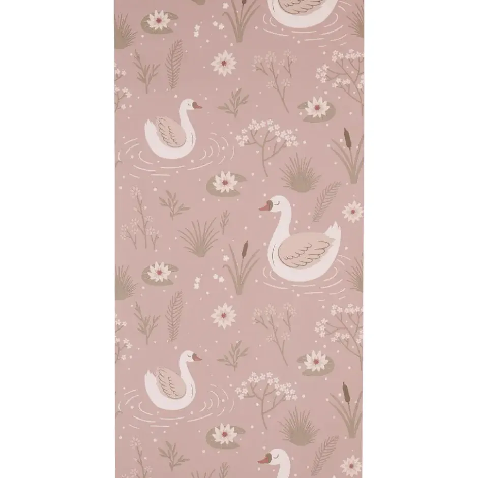 Behang Mieke Roze
