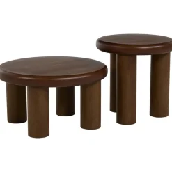 Bijzettafel Verono hoog Bruin