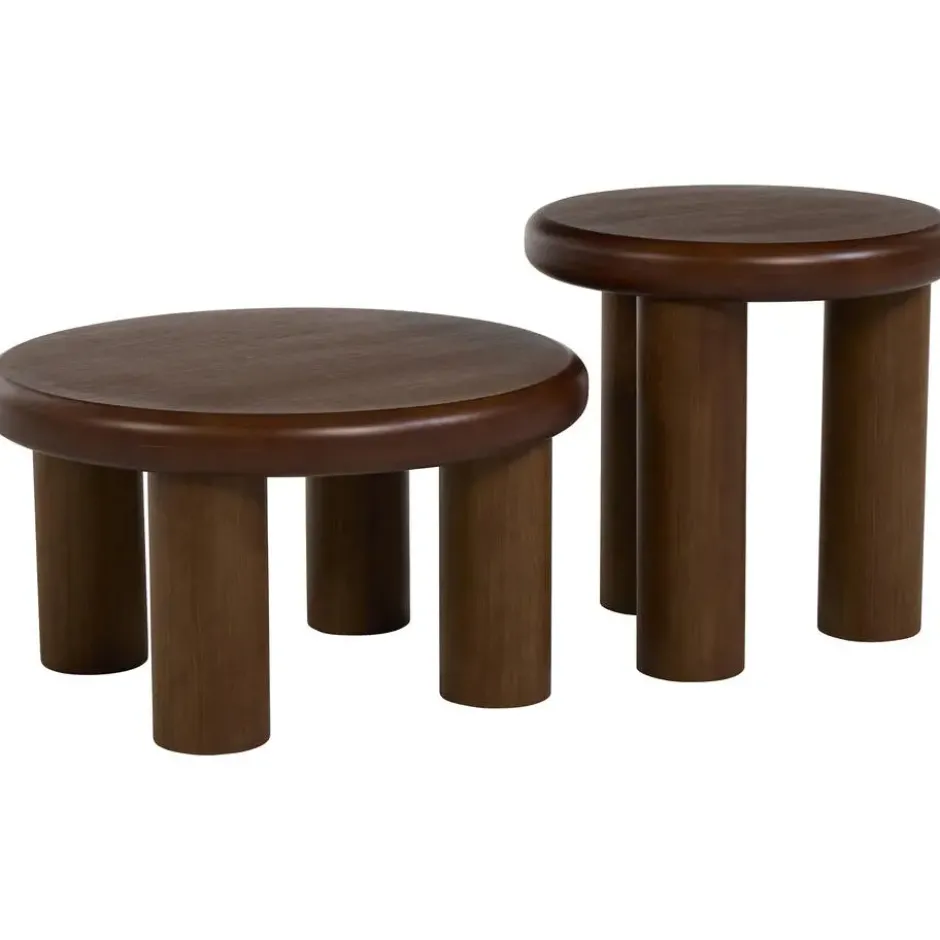 Bijzettafel Verono hoog Bruin