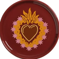Bord Burning Heart Paars