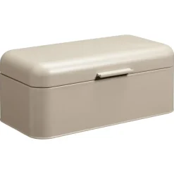 Broodtrommel Met Klepdeksel Metaal Taupe