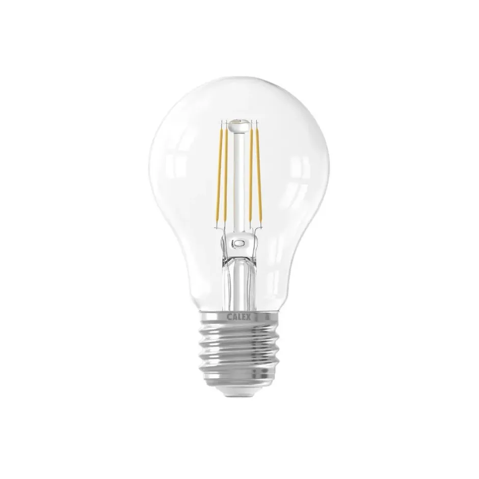 Calex Led-standaardlamp - transparant - E27 Dimbaar