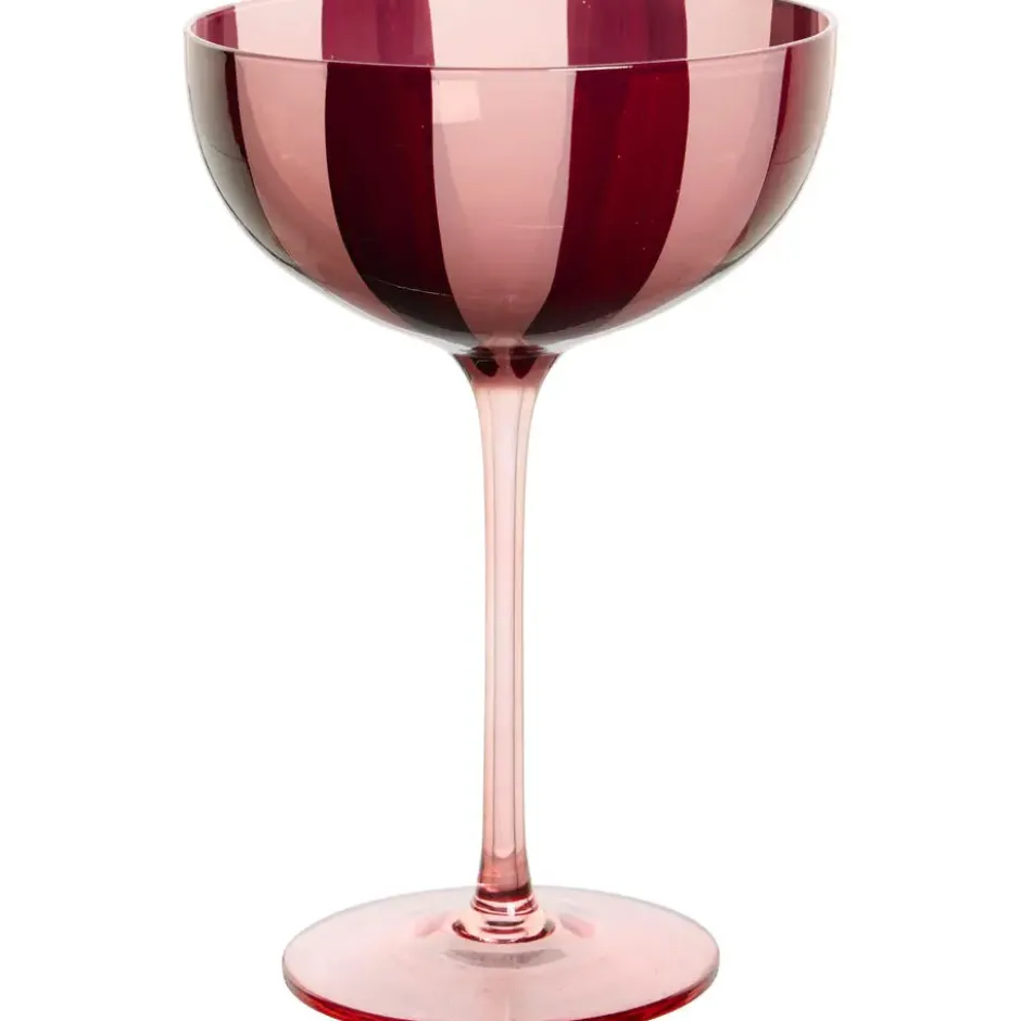 Coupe Gestreept Rood/Roze 200ml