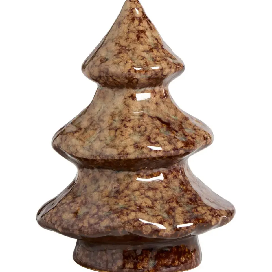Decoratie Kerstboom Keramiek Retro Beige