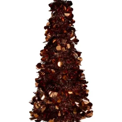 Decoratie Kerstboom Pailletten Brons