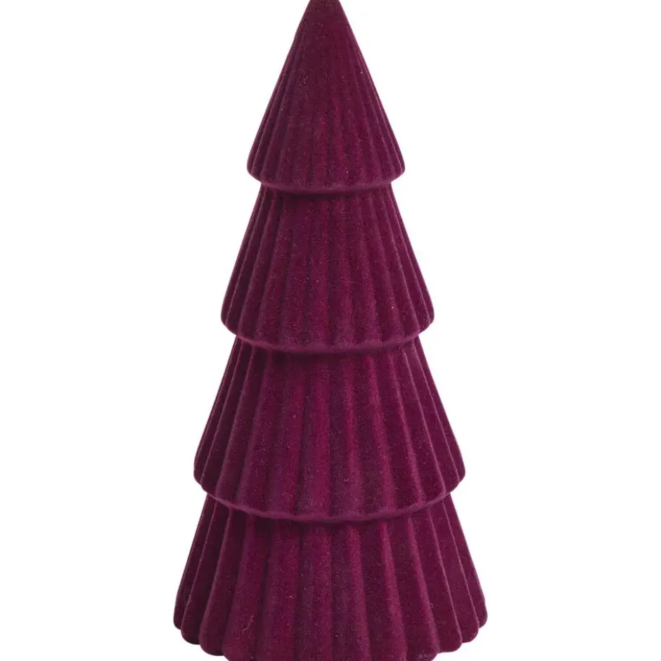 Decoratie Kerstboom Velvet Paars - 22,5 cm
