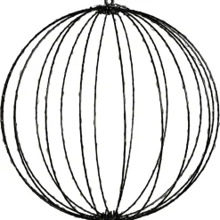 Decoratieve Bal Met Ledverlichting Zwart