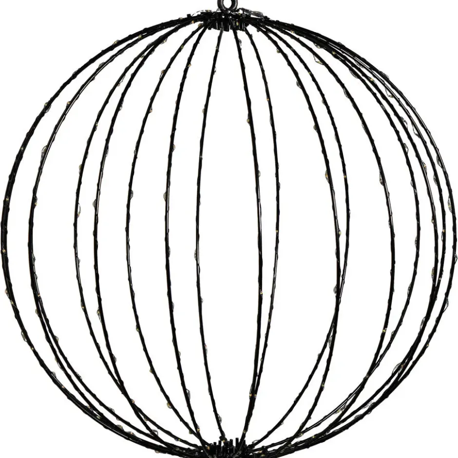 Decoratieve Bal Met Ledverlichting Zwart