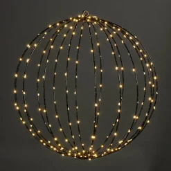 Decoratieve Bal Met Ledverlichting Zwart