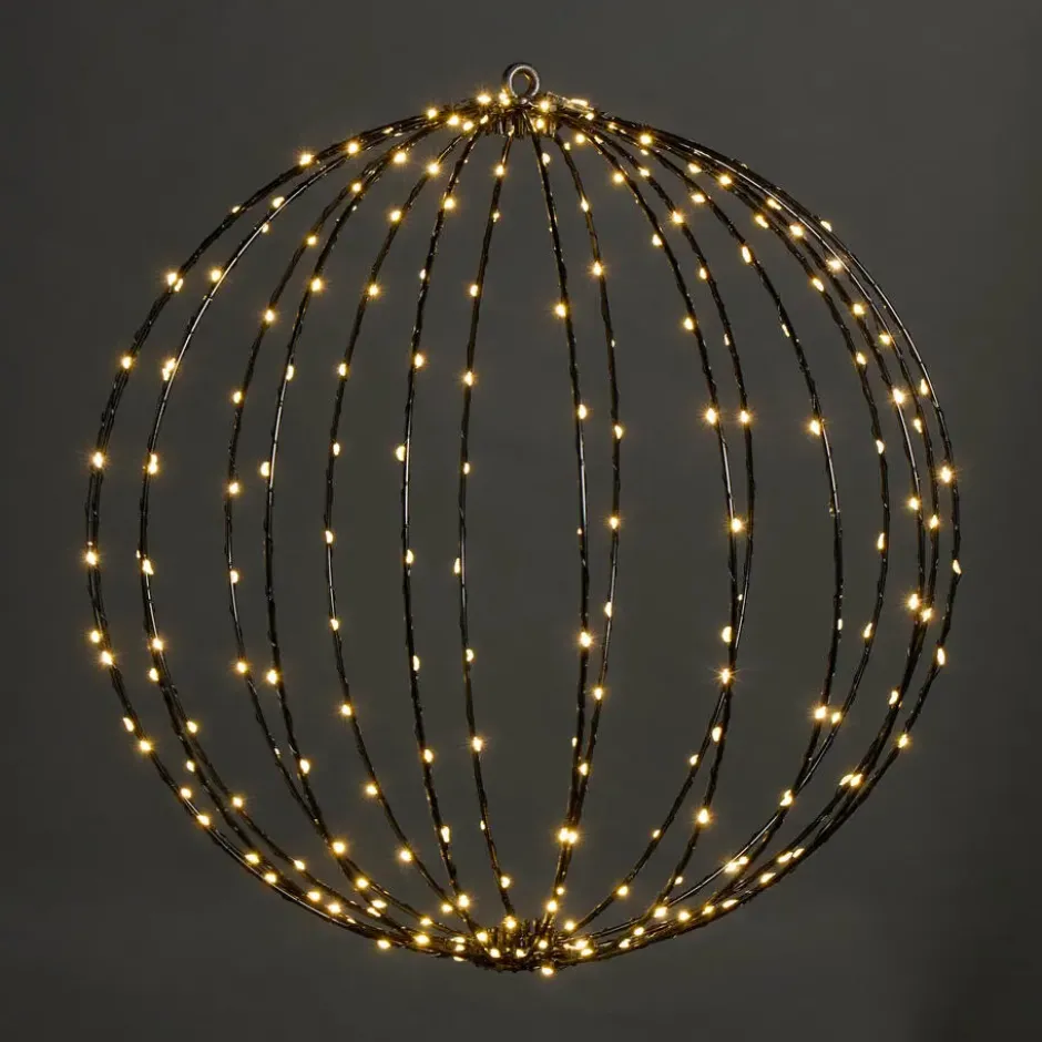 Decoratieve Bal Met Ledverlichting Zwart