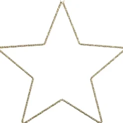 Decoratieve Kerstster Met Ledverlichting Goud