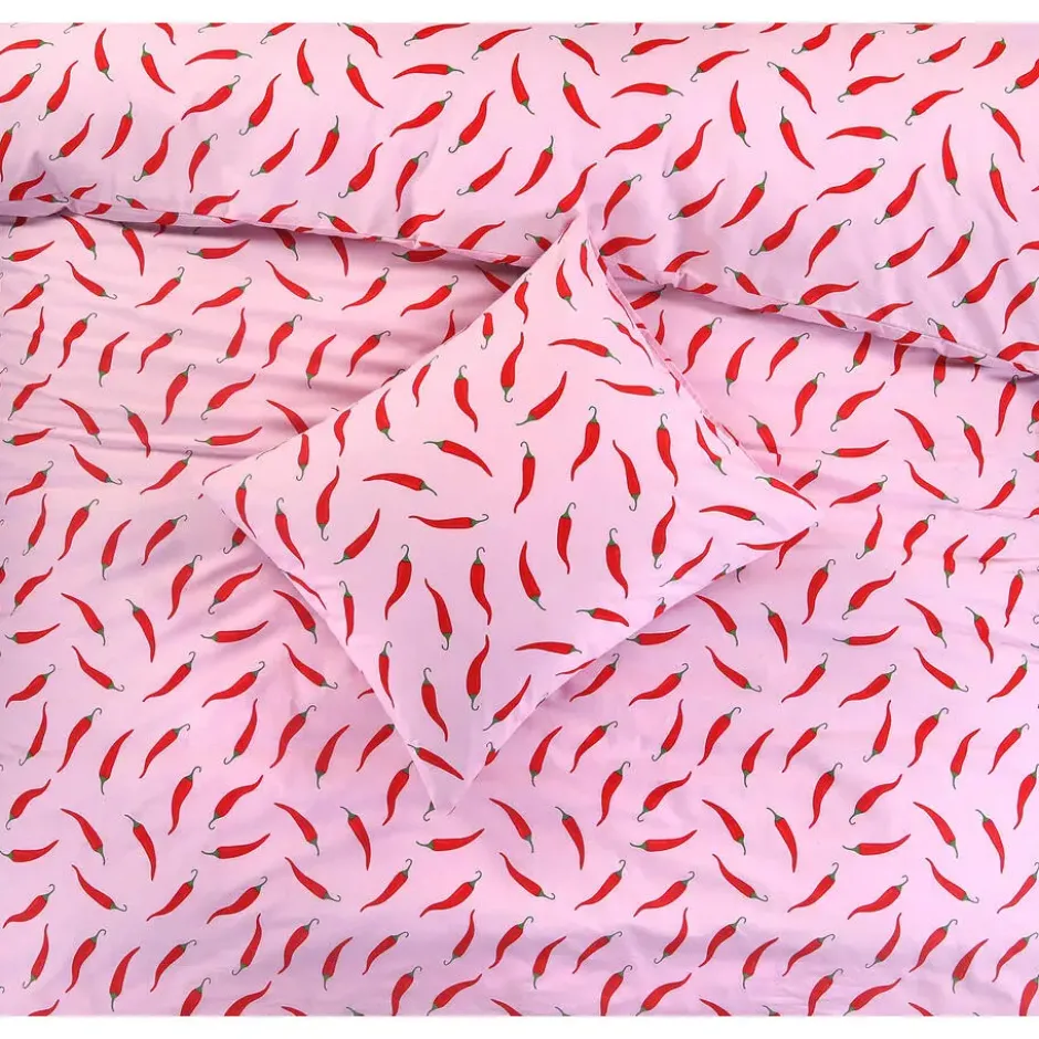 Dekbedovertrek Mia Peper Roze 240x220 cm