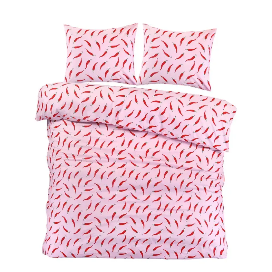 Dekbedovertrek Mia Peper Roze 200x200 cm
