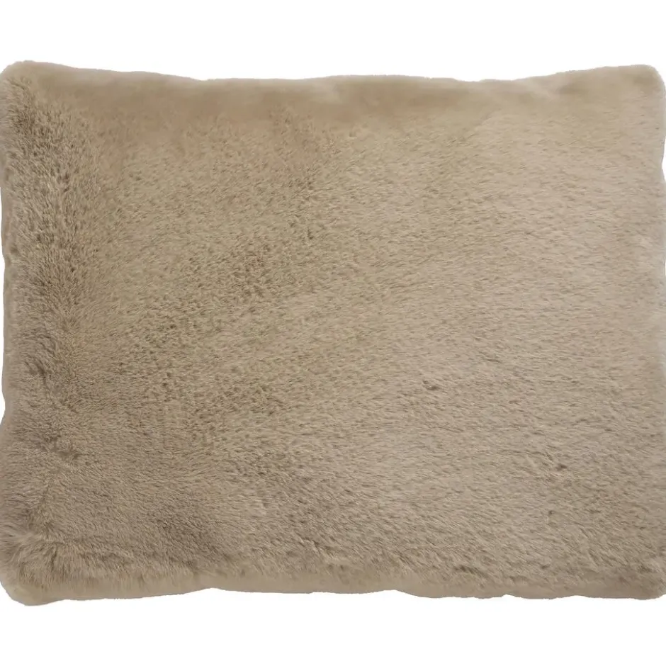 Dierenkussen Fur Taupe