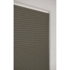 Dubbel Plisségordijn Floor Taupe Lichtdoorlatend