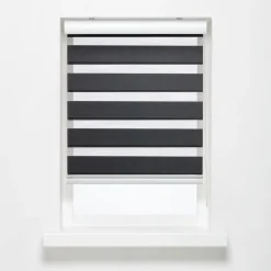 Duo Rolgordijn Eva Antraciet 200x175 cm