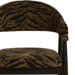 Eetkamerstoel Domaso Zebra Bruin