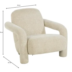 Fauteuil Pordenone Off-White