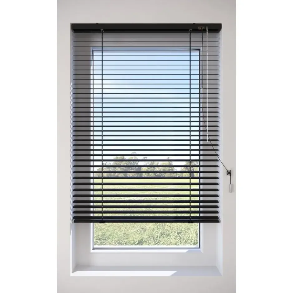 Fenstr Aluminium Jaloezie Alix Zwart 25mm