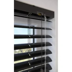 Fenstr Aluminium Jaloezie Bodine Zwart 50mm