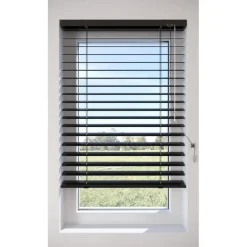 Fenstr Aluminium Jaloezie Bodine Zwart 50mm