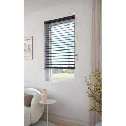 Fenstr Aluminium Jaloezie Bodine Zwart 50mm