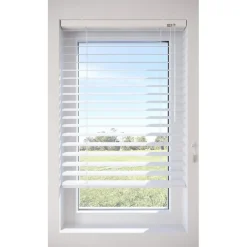 Fenstr Aluminium Jaloezie Bodine Wit 50mm