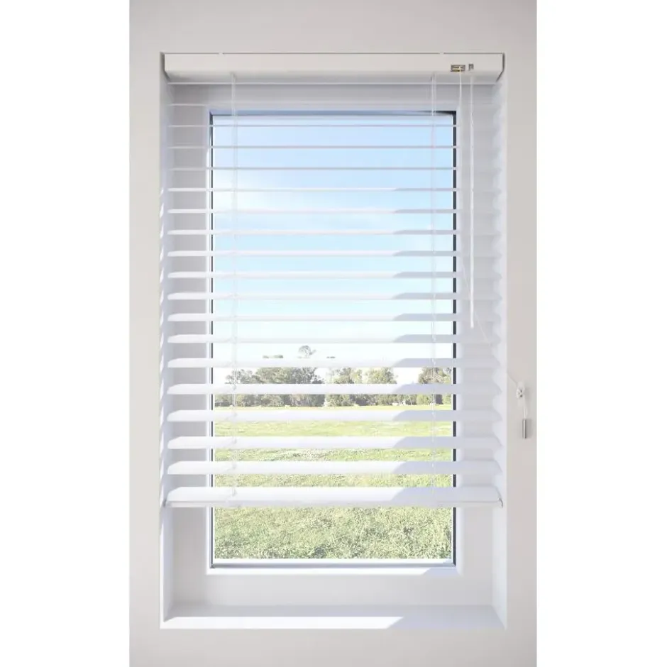 Fenstr Aluminium Jaloezie Carlin Wit 50mm