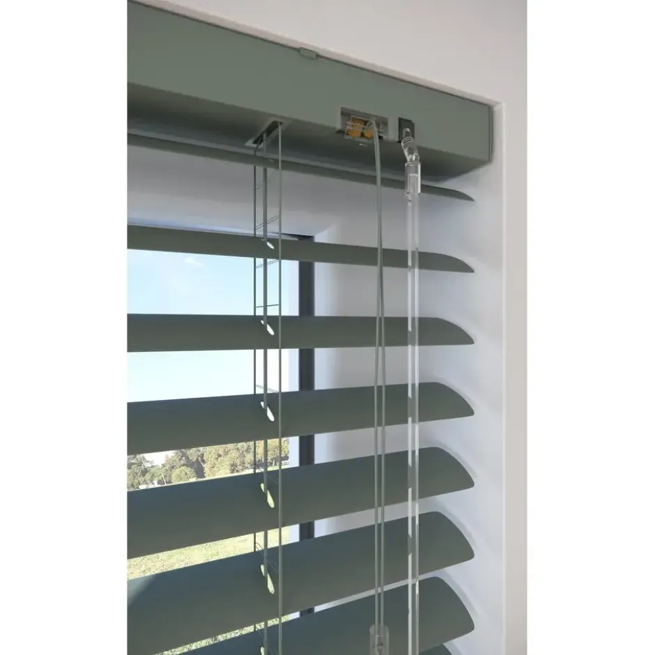 Fenstr Aluminium Jaloezie Mels Zeegroen 50mm