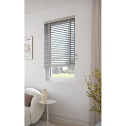 Fenstr Bamboe Jaloezie Tijl Grijs 65mm
