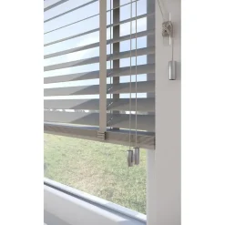 Fenstr Bamboe Jaloezie Tijl Grijs 65mm