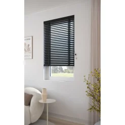 Fenstr Bamboe Jaloezie Tijl Zwart 65mm