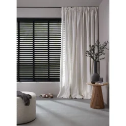 Fenstr Bamboe Jaloezie Tijl Zwart 65mm