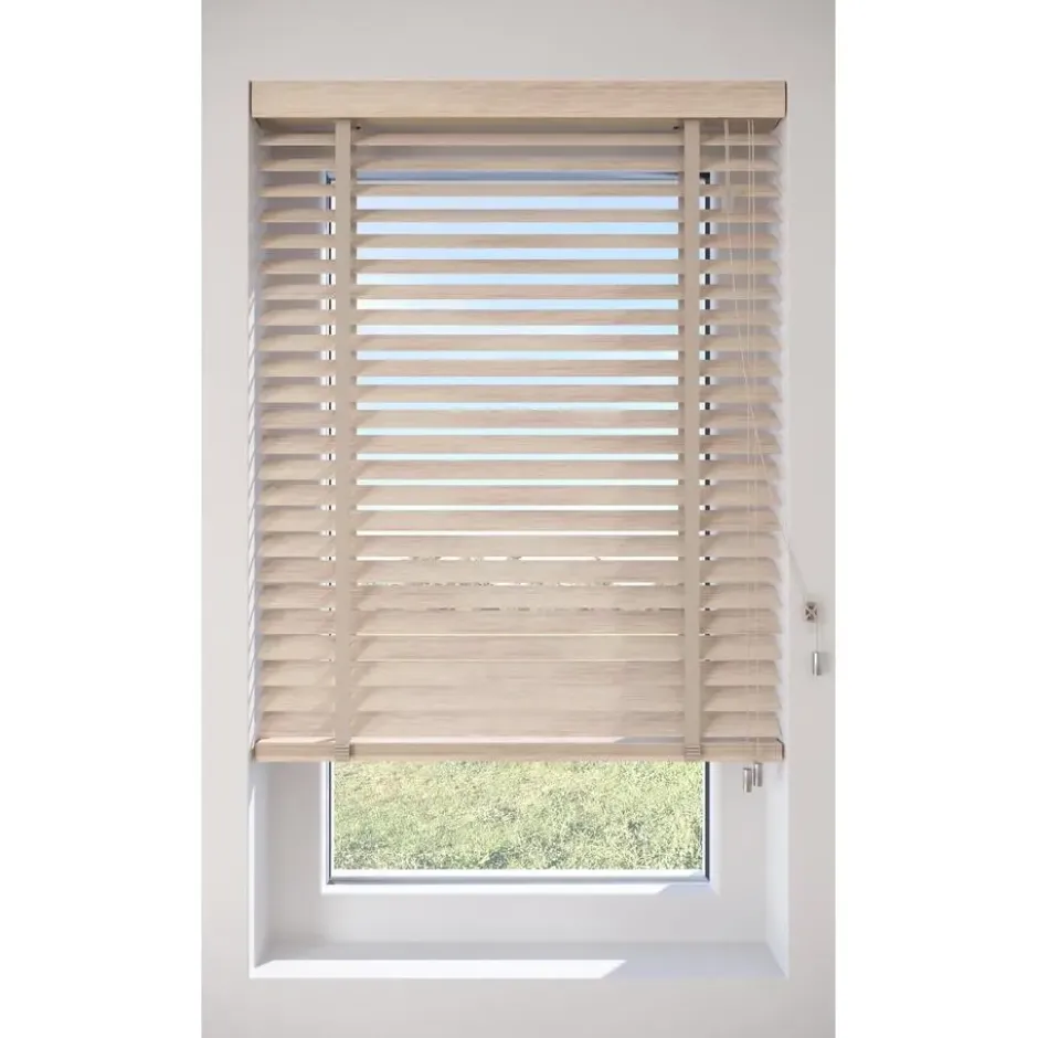 Fenstr Bamboe Jaloezie Wietze Beige 50mm