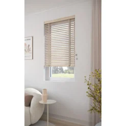 Fenstr Bamboe Jaloezie Wietze Beige 50mm