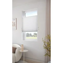 Fenstr Dubbel Plissé Elena Wit Lichtdoorlatend