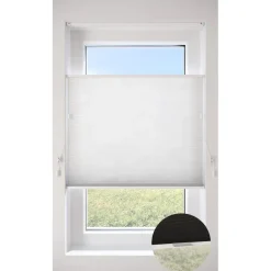 Fenstr Dubbel Plissé Elena Wit Lichtdoorlatend