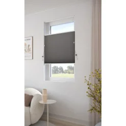Fenstr Dubbel Plisségordijn Dewi Taupe Lichtdoorlatend