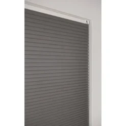 Fenstr Dubbel Plisségordijn Dewi Taupe Lichtdoorlatend