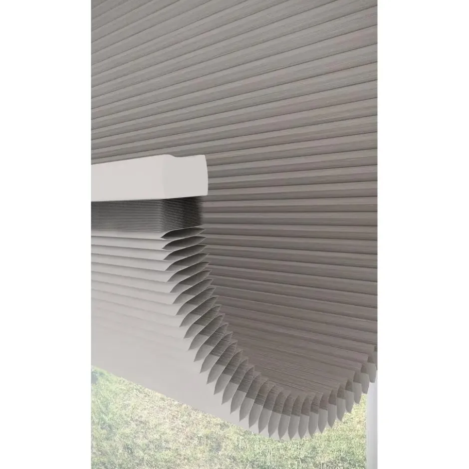 Fenstr Dubbel Plisségordijn Ezra Beige Lichtdoorlatend