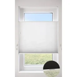 Fenstr Dubbel Plissé Jana Wit Lichtdoorlatend