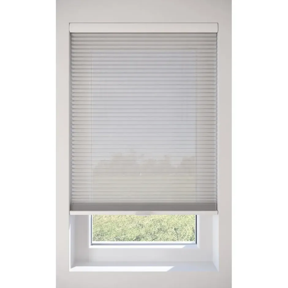 Fenstr Dubbel Plissé Lois Naturel Transparant