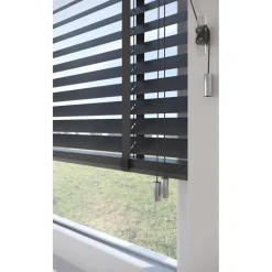 Fenstr Houten Jaloezie Hein Antraciet 50mm