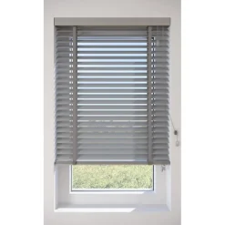 Fenstr Houten Jaloezie Hein Grijs 50mm