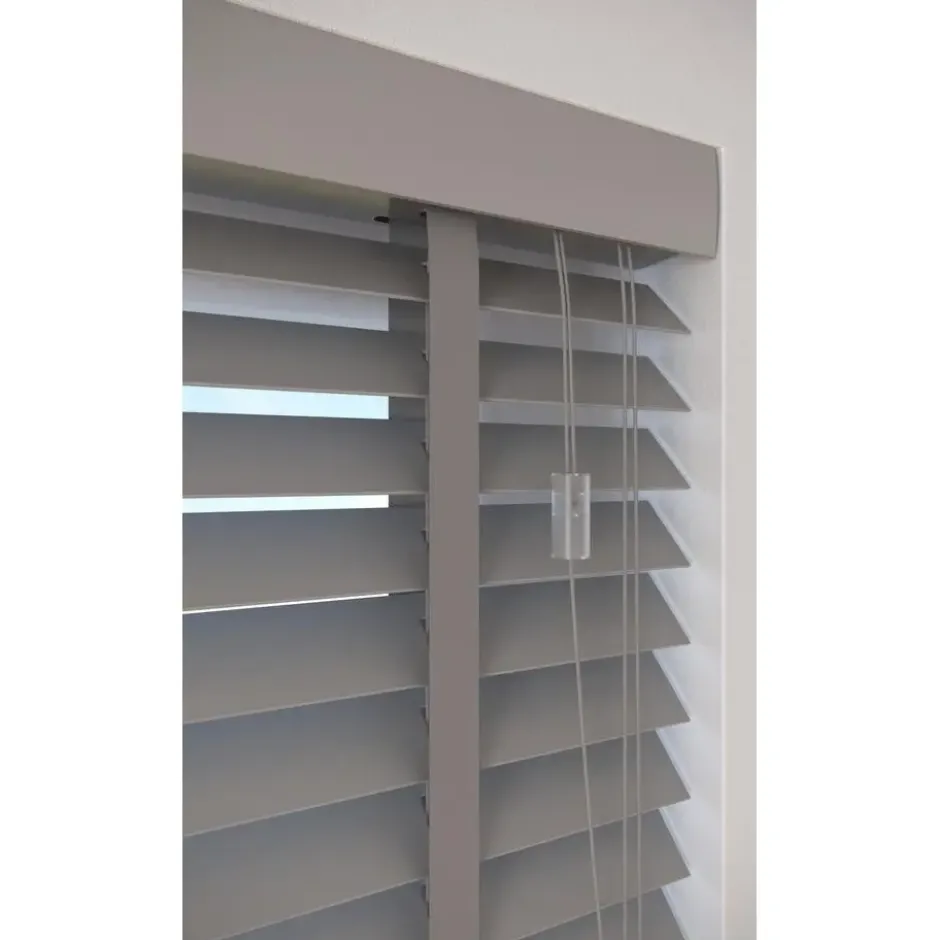 Fenstr Houten Jaloezie Hein Grijs 50mm