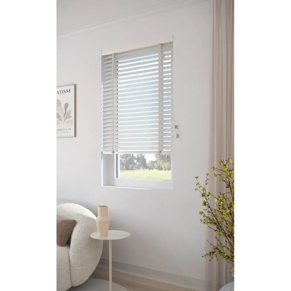 Fenstr Houten Jaloezie Hein Off-White 50mm