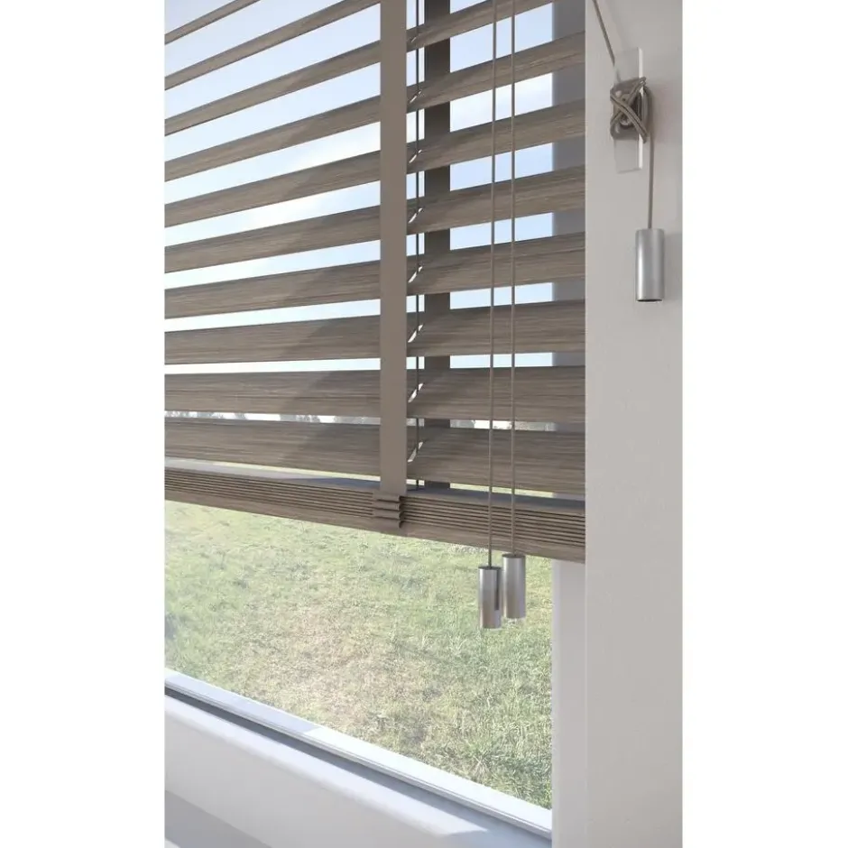 Fenstr Houten Jaloezie Jens Licht Grijs 50mm