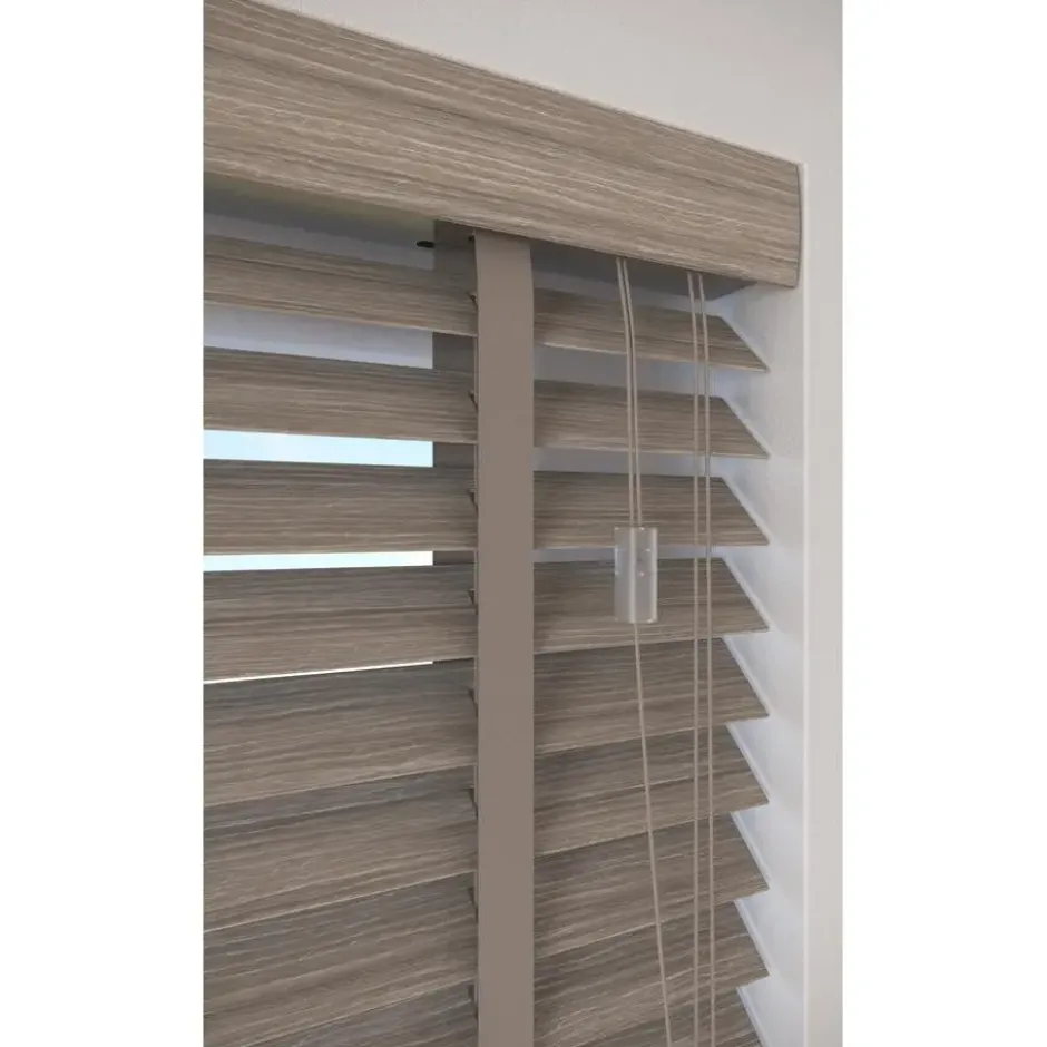 Fenstr Houten Jaloezie Jens Licht Grijs 50mm