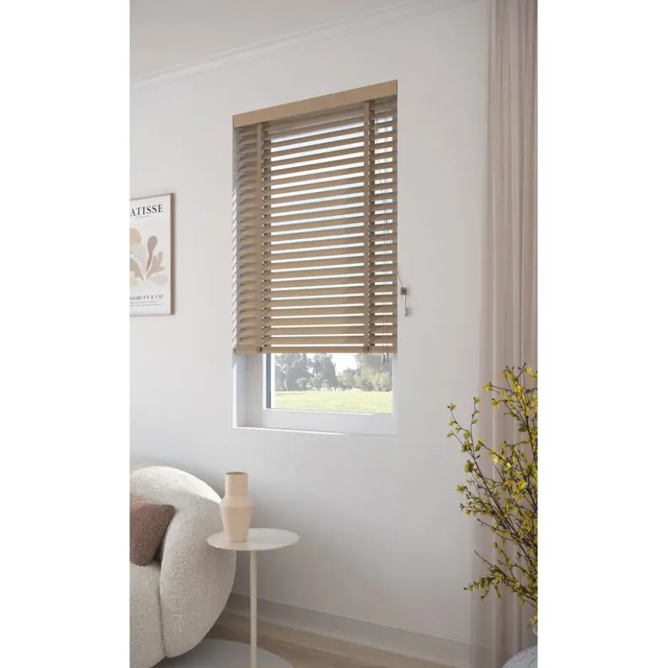 Fenstr Houten Jaloezie Jens Naturel 50mm